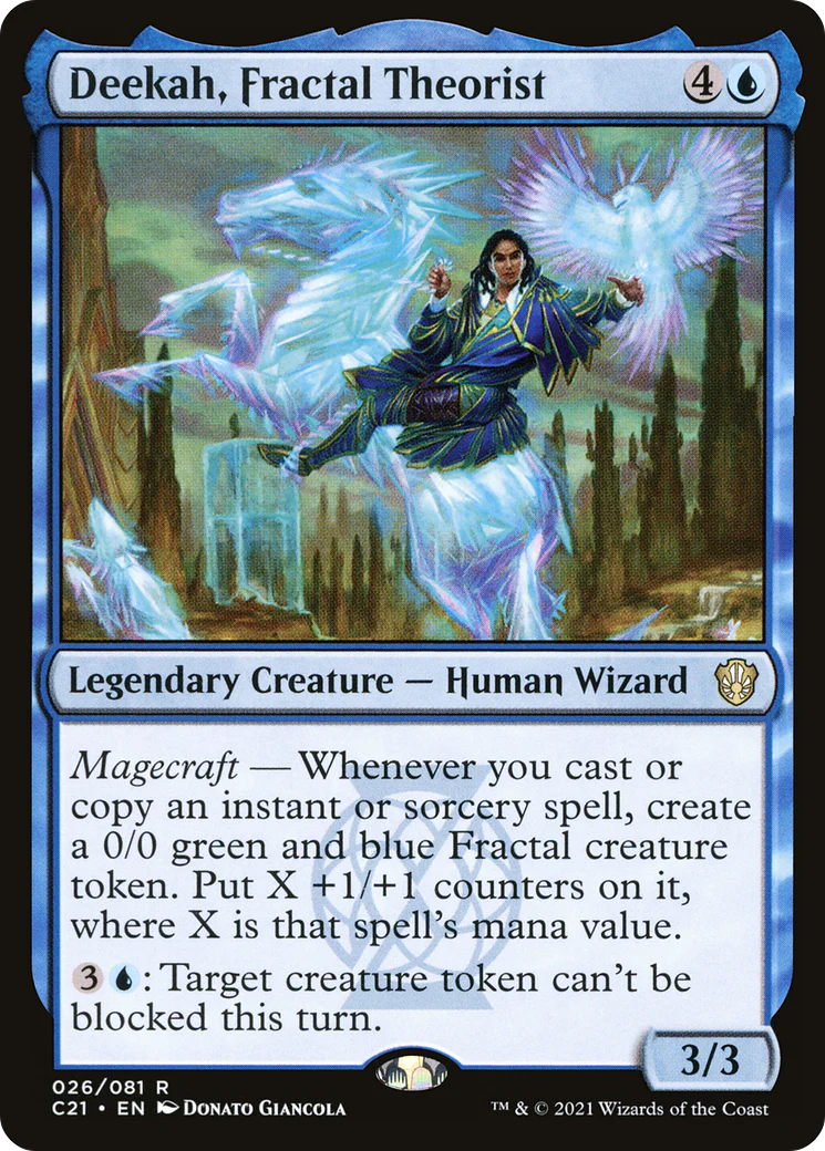 Deekah, Fractal Theorist (C21-026) - Commander 2021 - Magic The Gathering