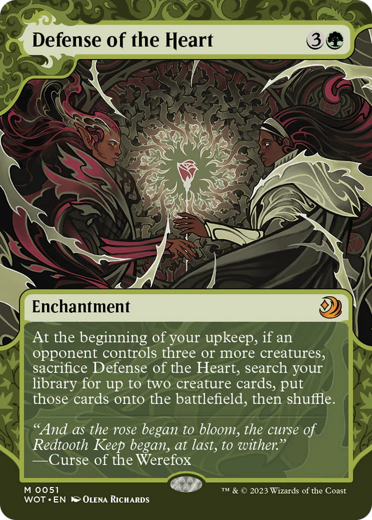 FOIL Defense of the Heart (WOT-051) - Wilds of Eldraine: Enchanting Tales - Magic The Gathering