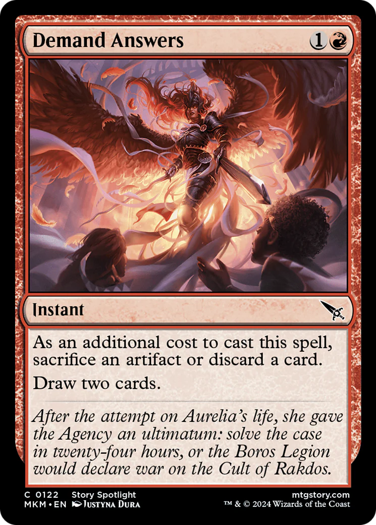FOIL Demand Answers (MKM-122) - Murders at Karlov Manor - Magic The Gathering
