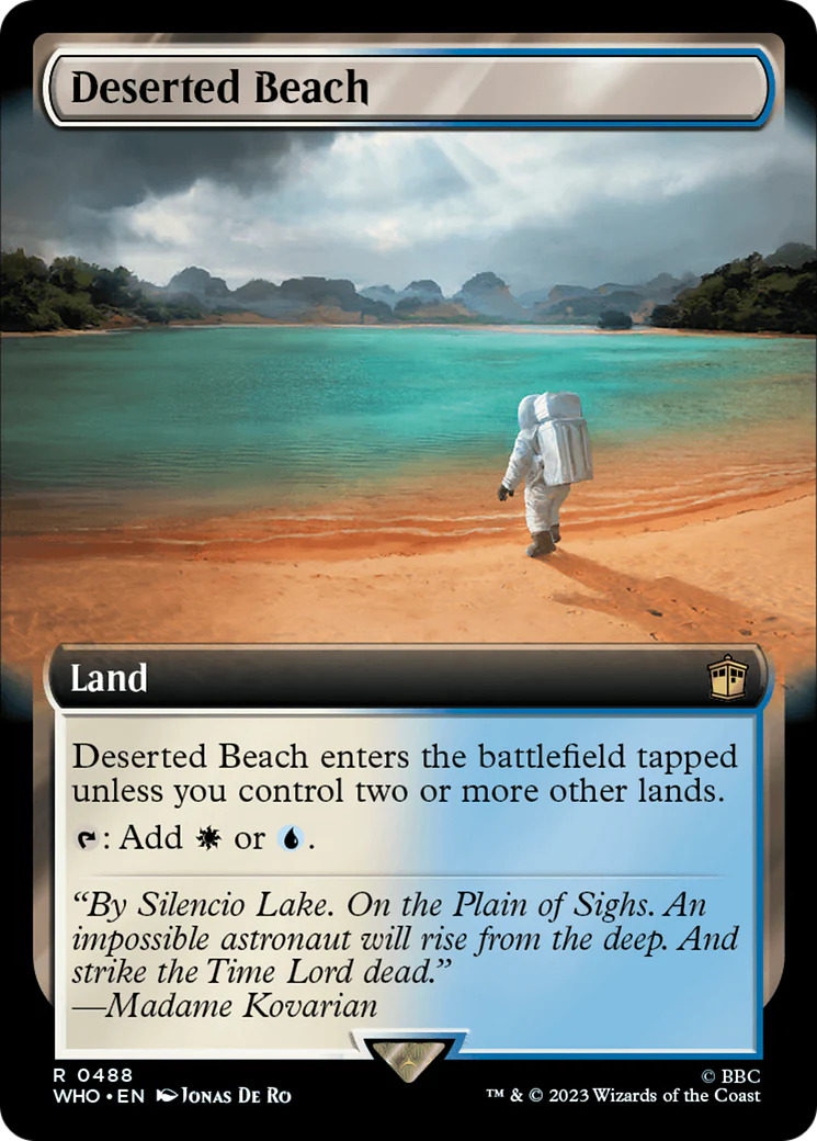 Deserted Beach (WHO-488) - Doctor Who - Magic The Gathering