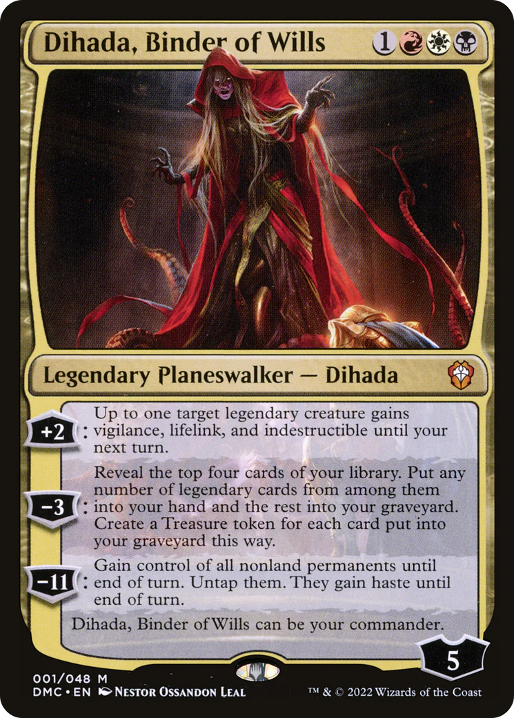Dihada, Binder of Wills (DMC-001) - Dominaria United Commander - Magic The Gathering