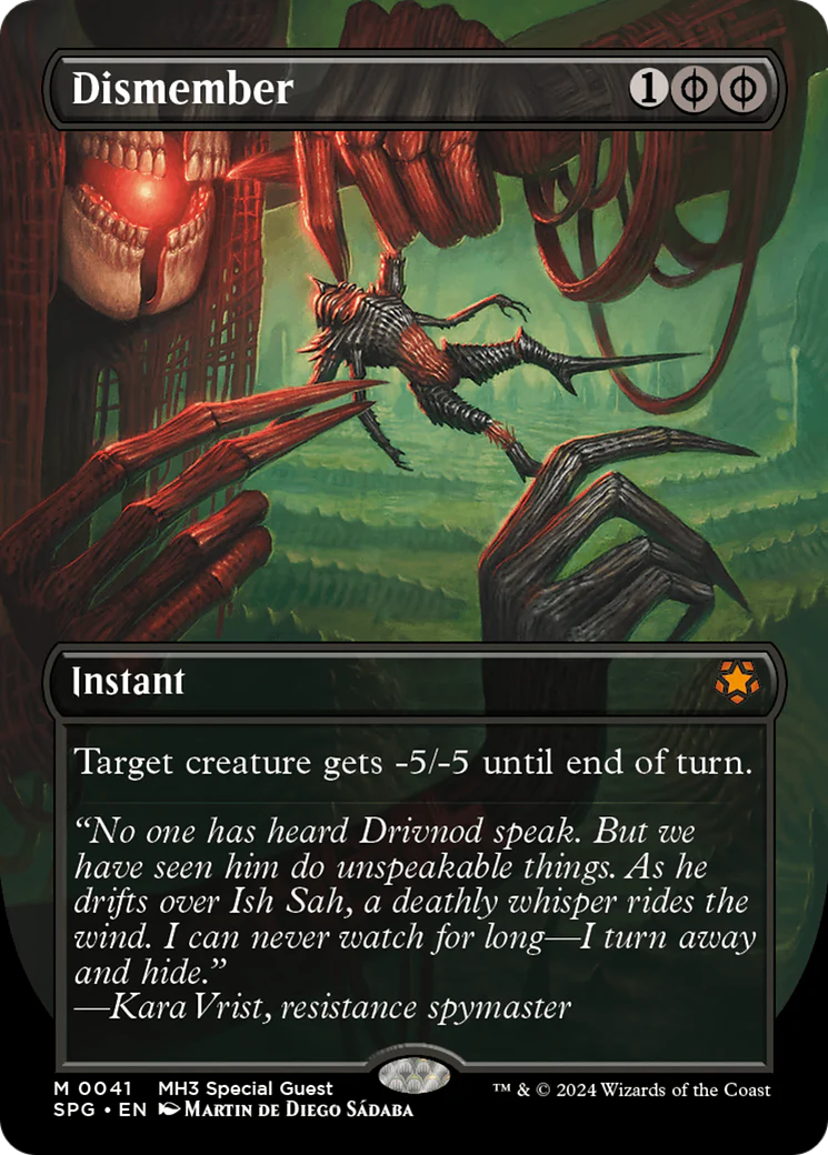 Dismember (Borderless) (SPG-041) - Special Guests - Magic The Gathering