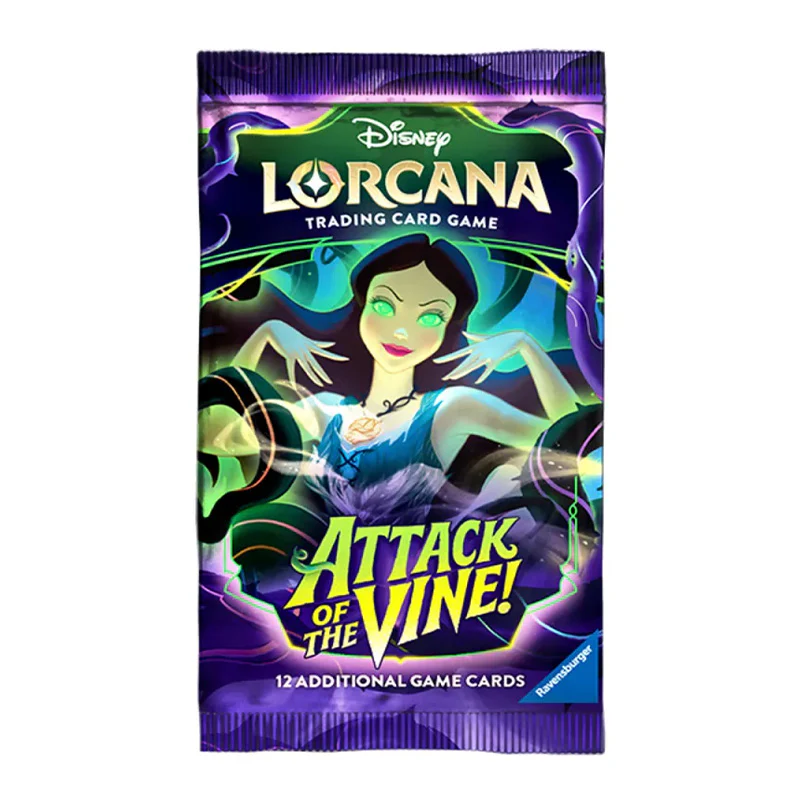 Disney Lorcana TCG Series 13 Attack of the Vine Single Booster Pack - Image 3