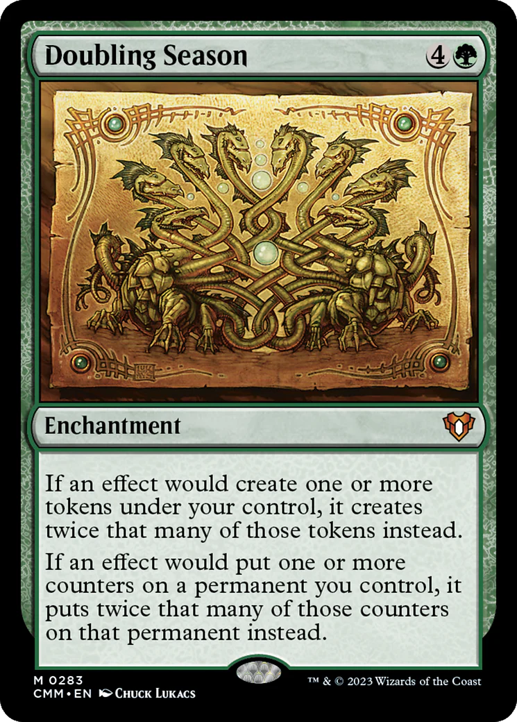 FOIL Doubling Season (CMM-283) - Commander Masters - Magic The Gathering