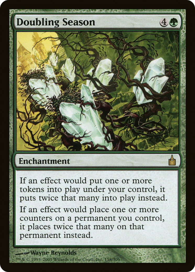 FOIL Doubling Season (RAV-158) - Ravnica: City of Guilds - Magic The Gathering