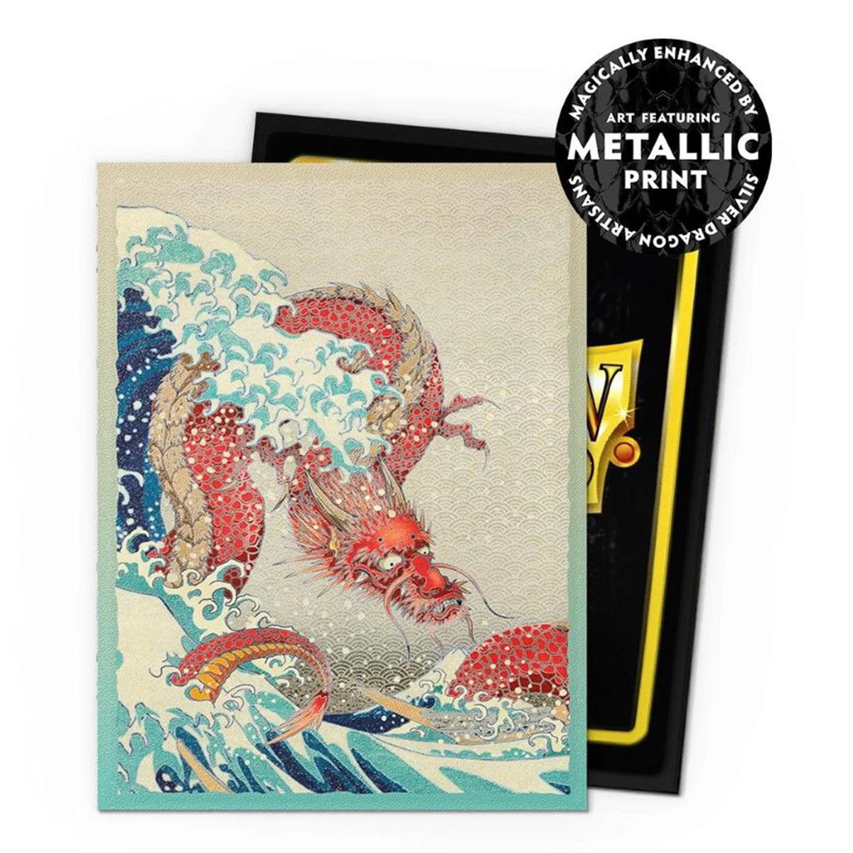 Dragon Shield 100ct Matte Dual Art Anniversary Special Edition Great Wave Sleeves - Image 2