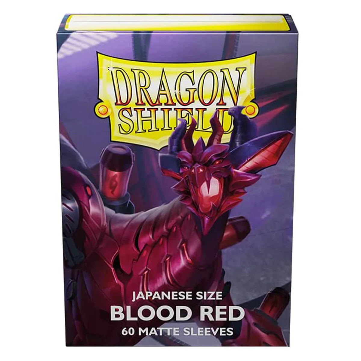 Dragon Shield Japanese 60ct Matte Blood Red Sleeves 59x86mm - Image 2