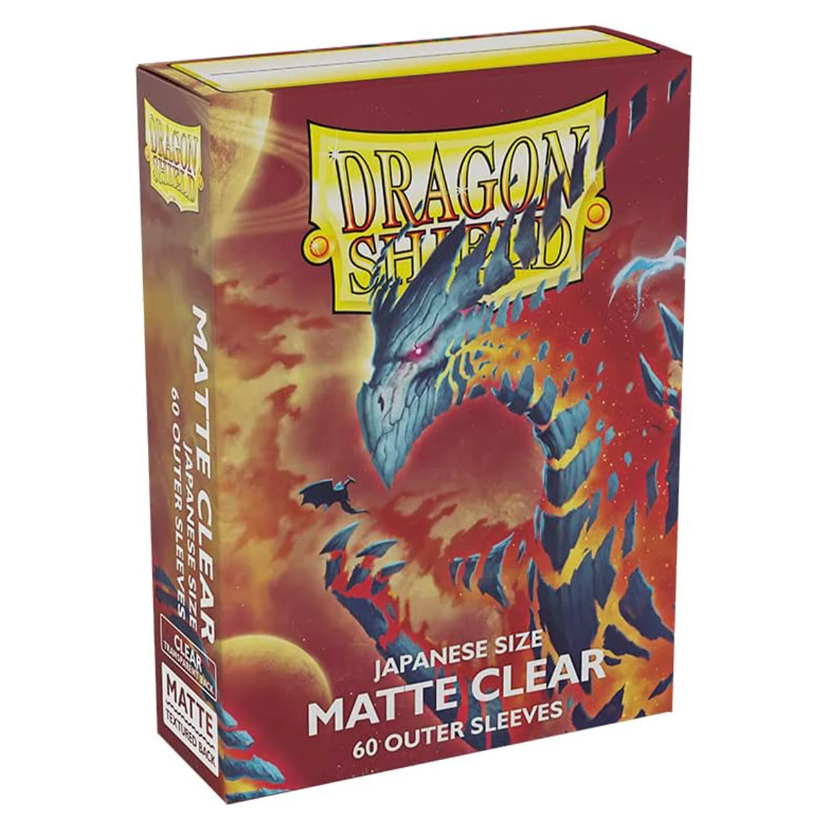 Dragon Shield Japanese 60ct Matte Clear Outer Sleeves 59x86mm - Image 3
