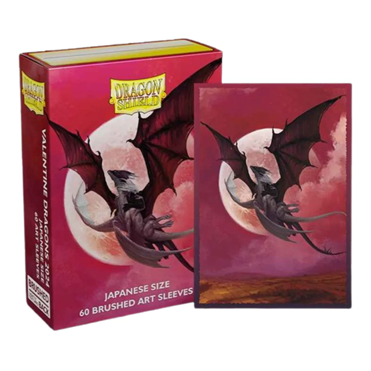 Dragon Shield Japanese 60ct Valentine 2024 Art Sleeves 59x86mm - Image 3