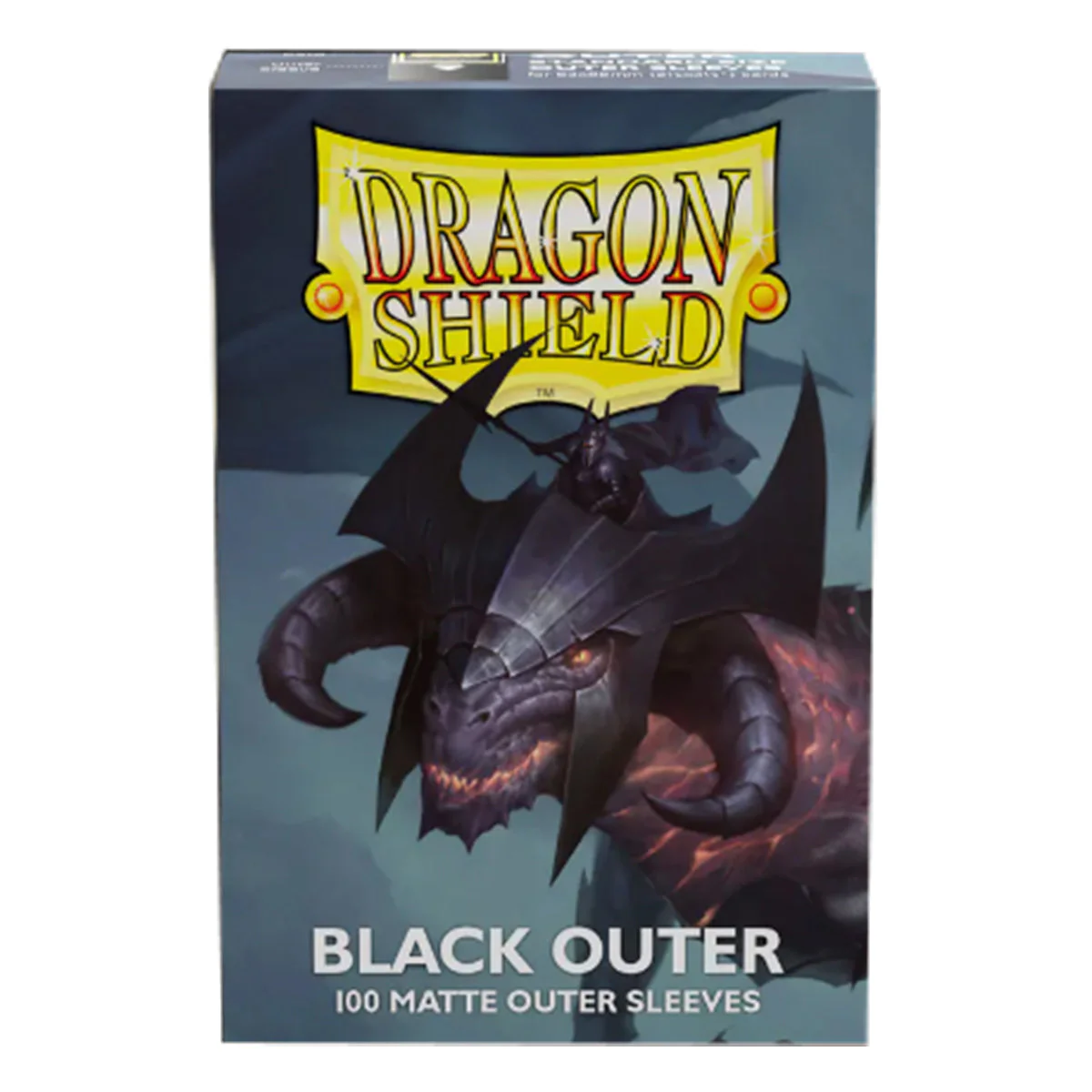 Dragon Shield Matte Black Standard Size Outer Sleeves - Image 2