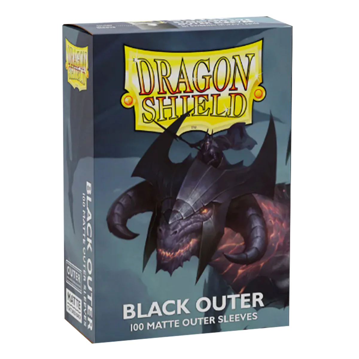 Dragon Shield Matte Black Standard Size Outer Sleeves - Image 3