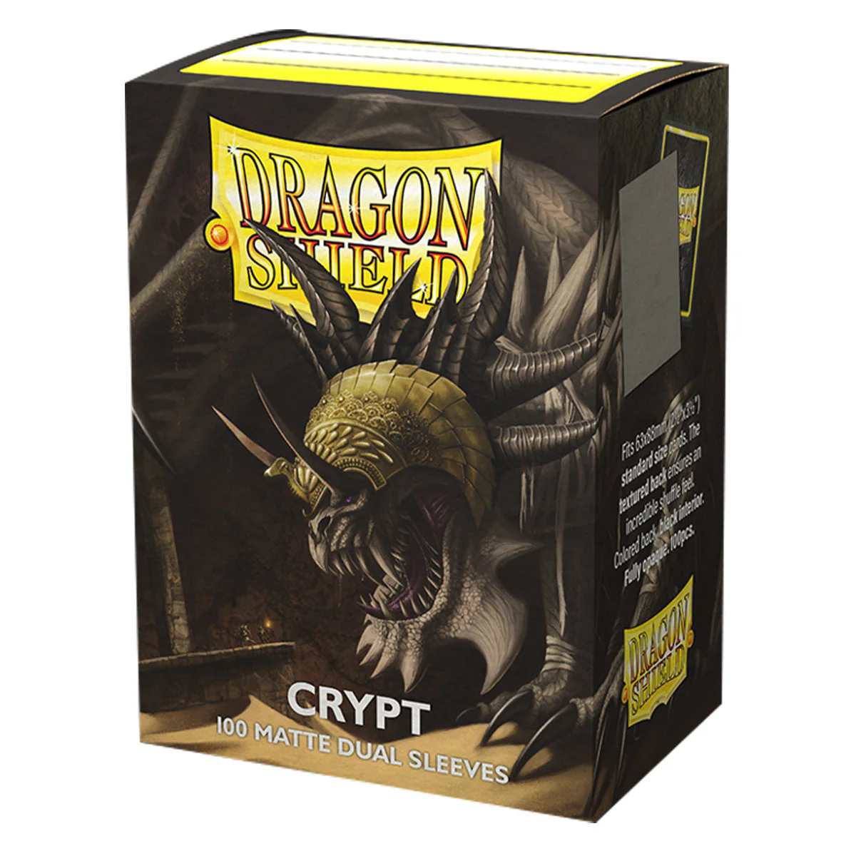 Dragon Shield Standard 100ct Dual Matte Crypt Grey Sleeves 63x88mm - Image 3