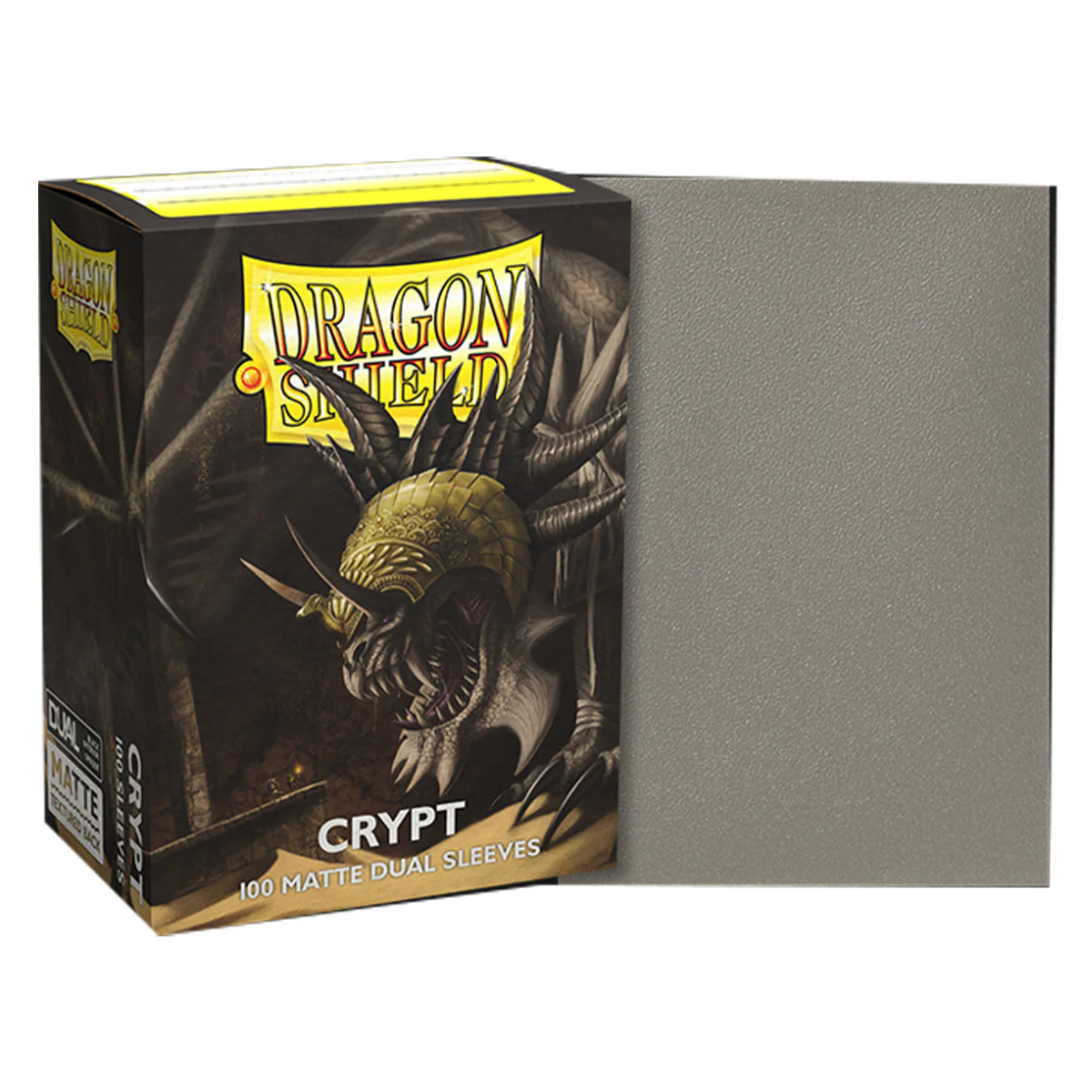 Dragon Shield Standard 100ct Dual Matte Crypt Grey Sleeves 63x88mm - Image 4
