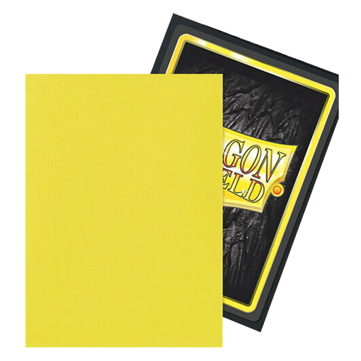 Dragon Shield Standard 100ct Dual Matte Lightning Yellow Sleeves 63x88mm - Image 2