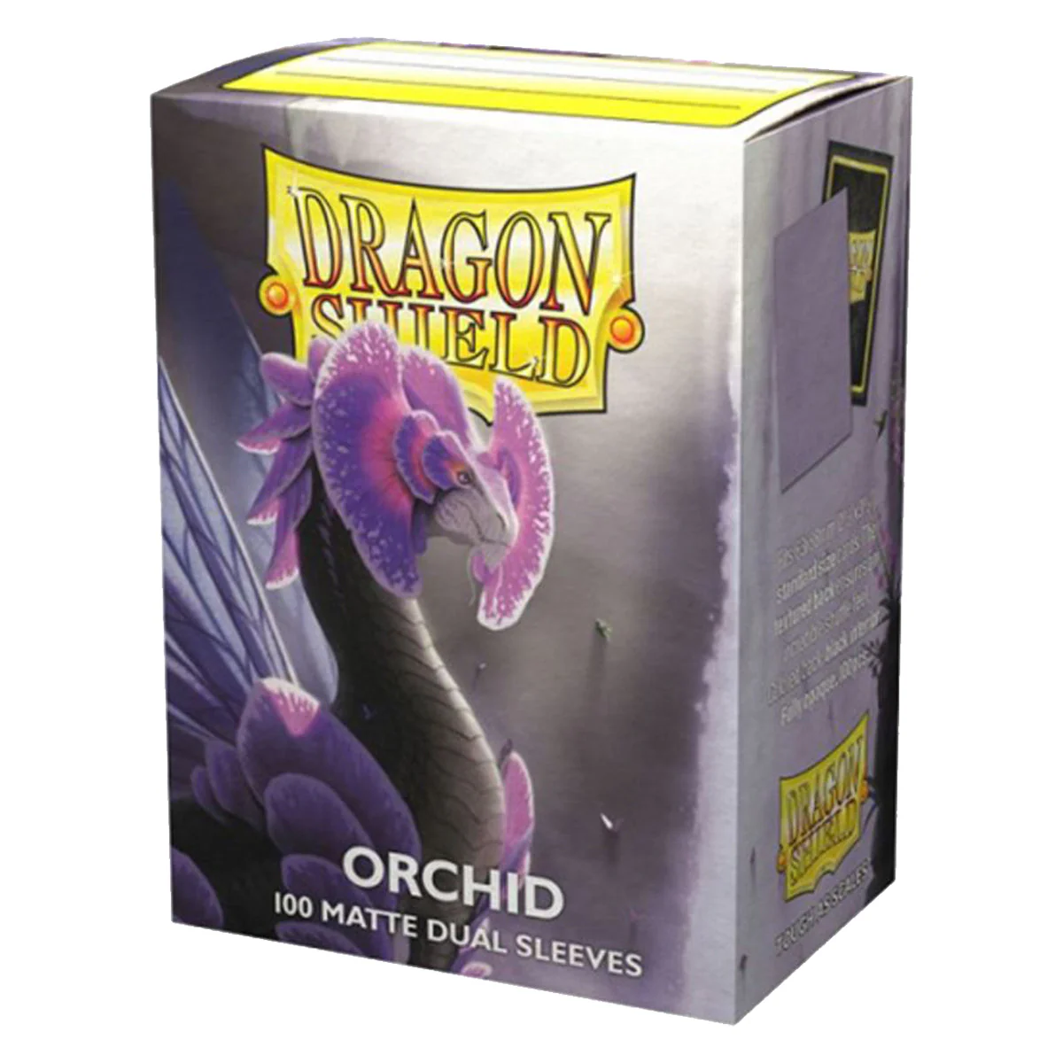 Dragon Shield Standard 100ct Dual Matte Orchid Pastel Purple Sleeves 63x88mm - Image 2