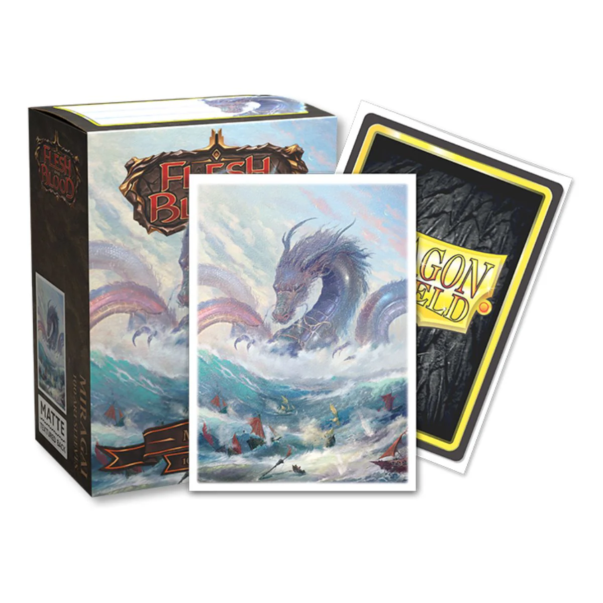 Dragon Shield Standard 100ct Matte Art Flesh and Blood Miragai Sleeves - Image 3