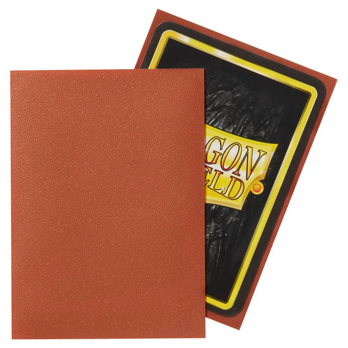 Dragon Shield Standard 100ct Matte Copper Sleeves 63x88mm - Image 2
