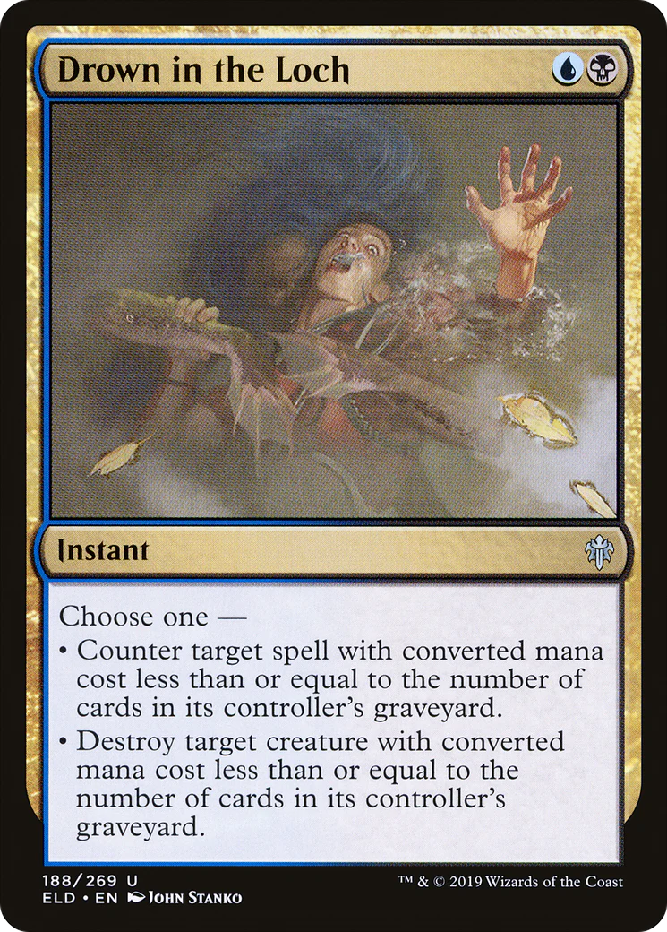 FOIL Drown in the Loch (ELD-188) - Throne of Eldraine - Magic The Gathering