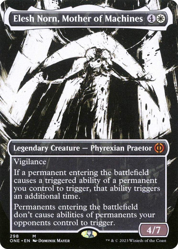 Elesh Norn, Mother of Machines (Showcase) (ONE-298) - Phyrexia: All Will Be One - Magic The Gathering
