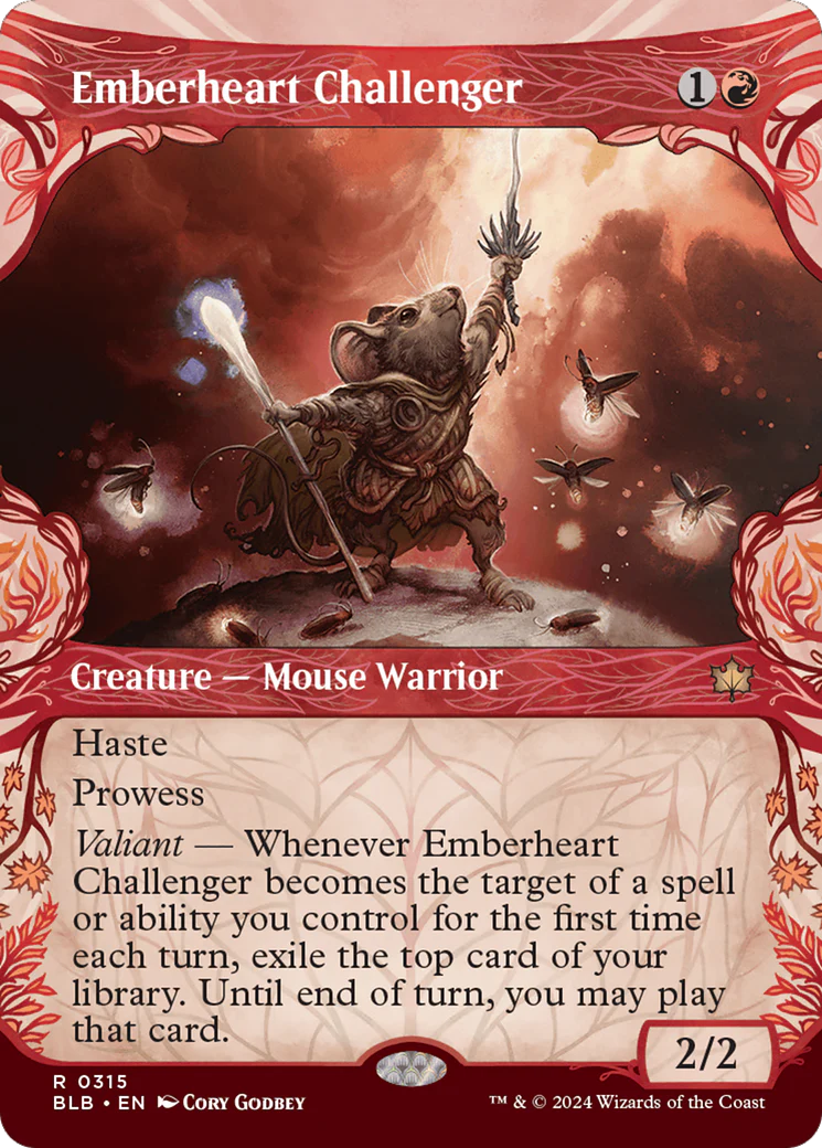 FOIL Emberheart Challenger (BLB-315) - Bloomburrow - Magic The Gathering