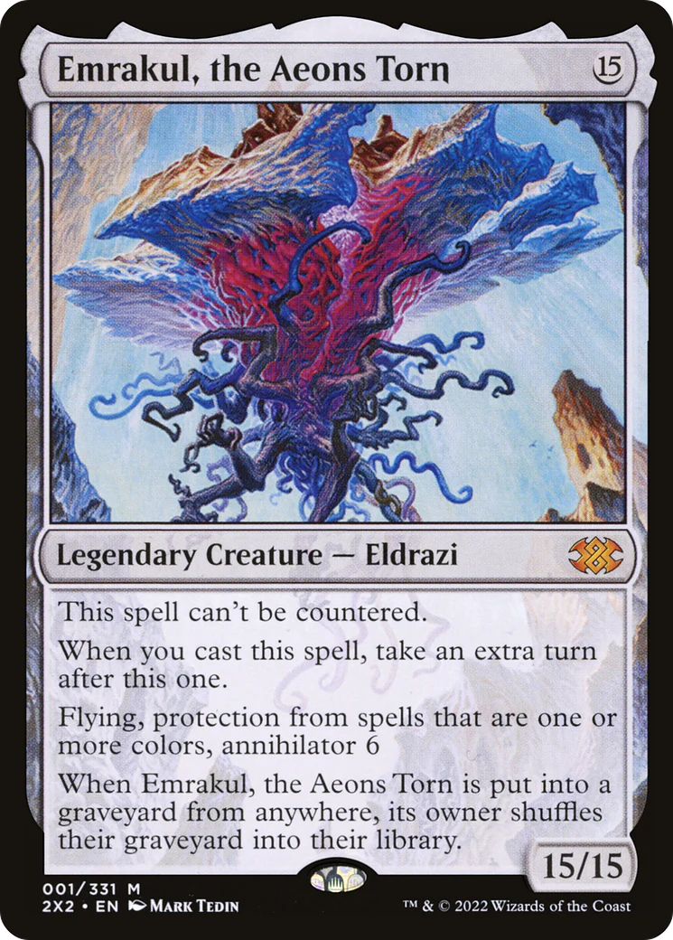 Emrakul, the Aeons Torn (2X2-001) - Double Masters 2022 - Magic The Gathering