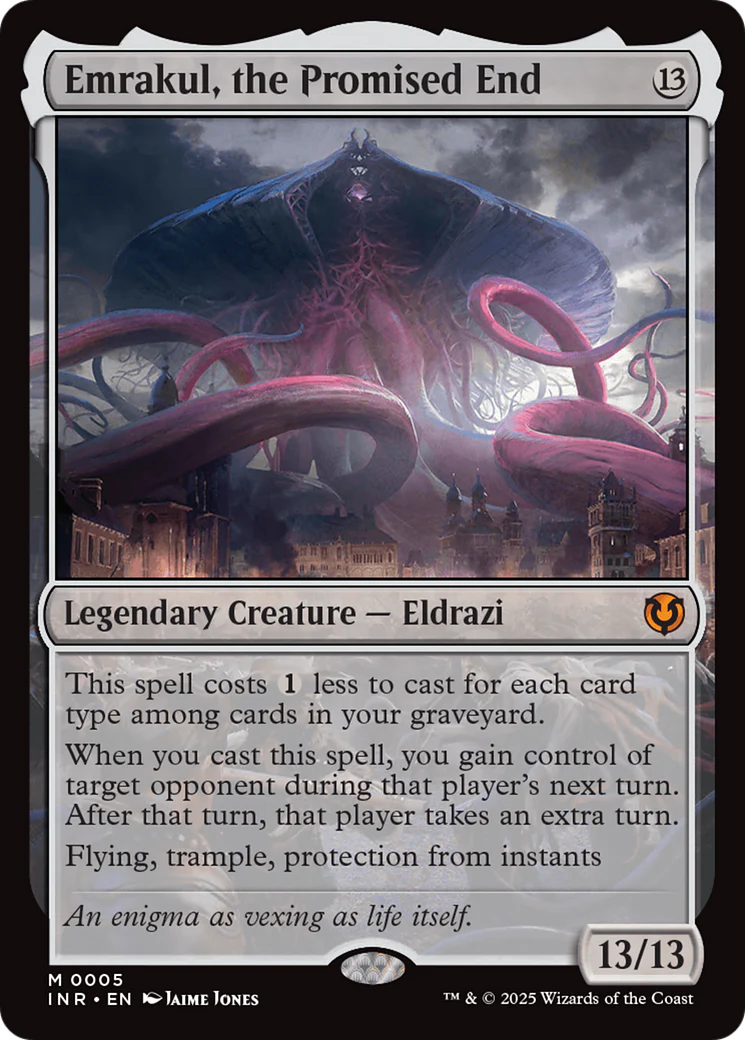 FOIL Emrakul, the Promised End (INR-005) - Innistrad Remastered - Magic The Gathering