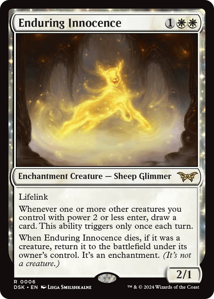 Enduring Innocence (DSK-006) - Duskmourn: House of Horror - Magic The Gathering