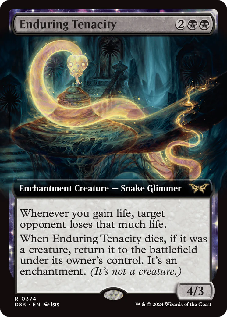 Enduring Tenacity (DSK-374) - Duskmourn: House of Horror - Magic The Gathering