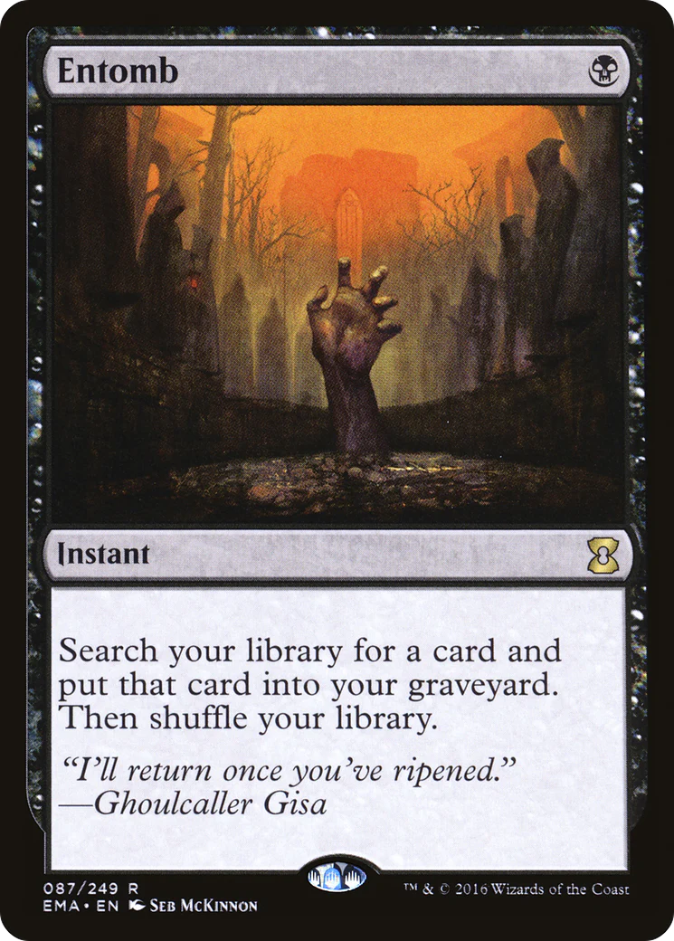 Entomb (EMA-087) - Eternal Masters - Magic The Gathering