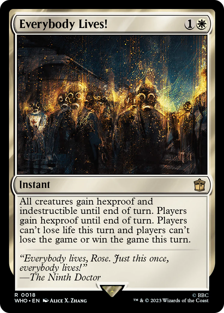 Everybody Lives! (WHO-018) - Doctor Who - Magic The Gathering
