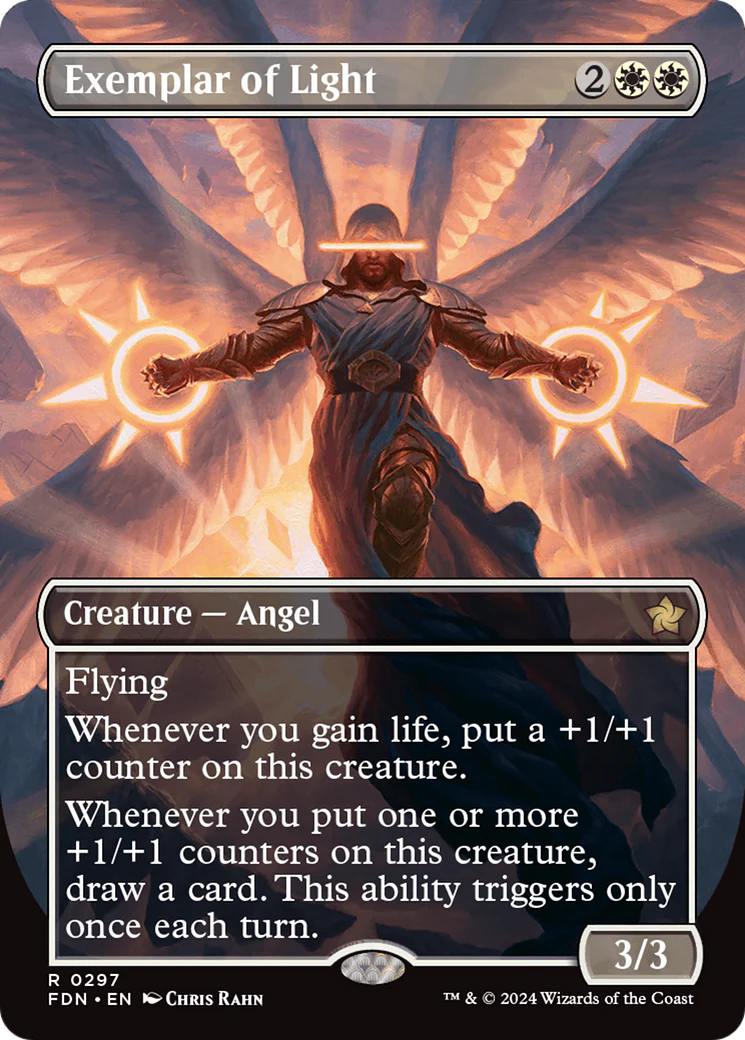 FOIL Exemplar of Light (FDN-297) - Foundations - Magic The Gathering
