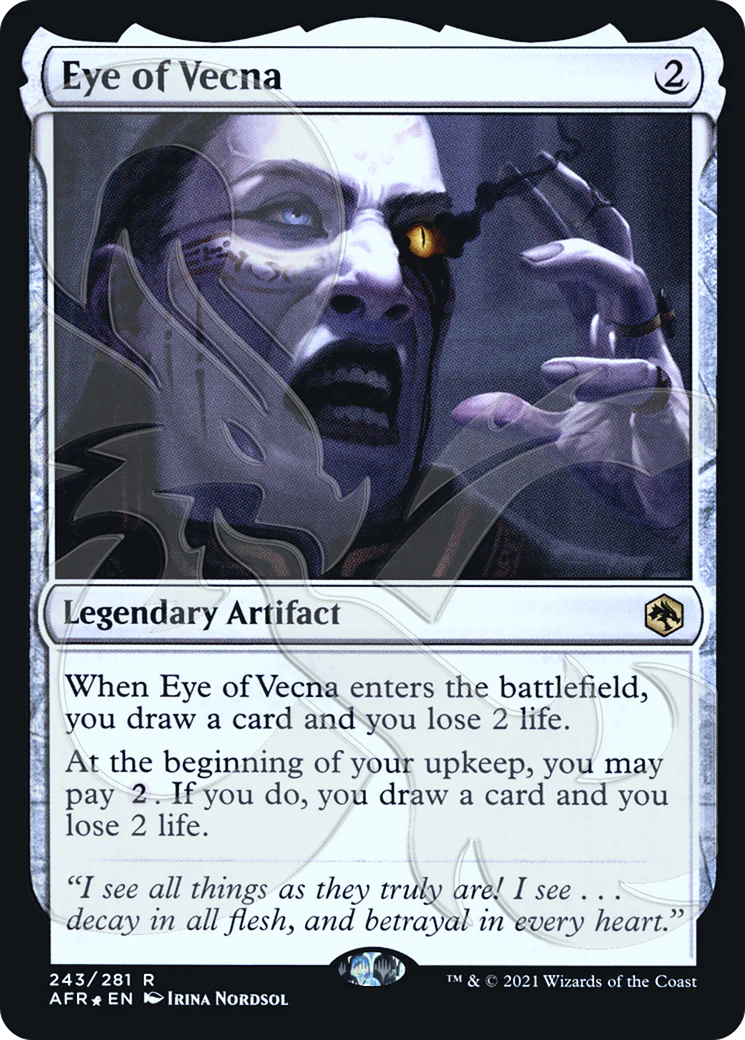 FOIL Eye of Vecna (AFR&-243) - Adventures in the Forgotten Realms Promos - Magic The Gathering