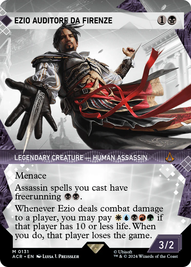 Ezio Auditore da Firenze (Showcase) (ACR-131) - Assassin's Creed - Magic The Gathering