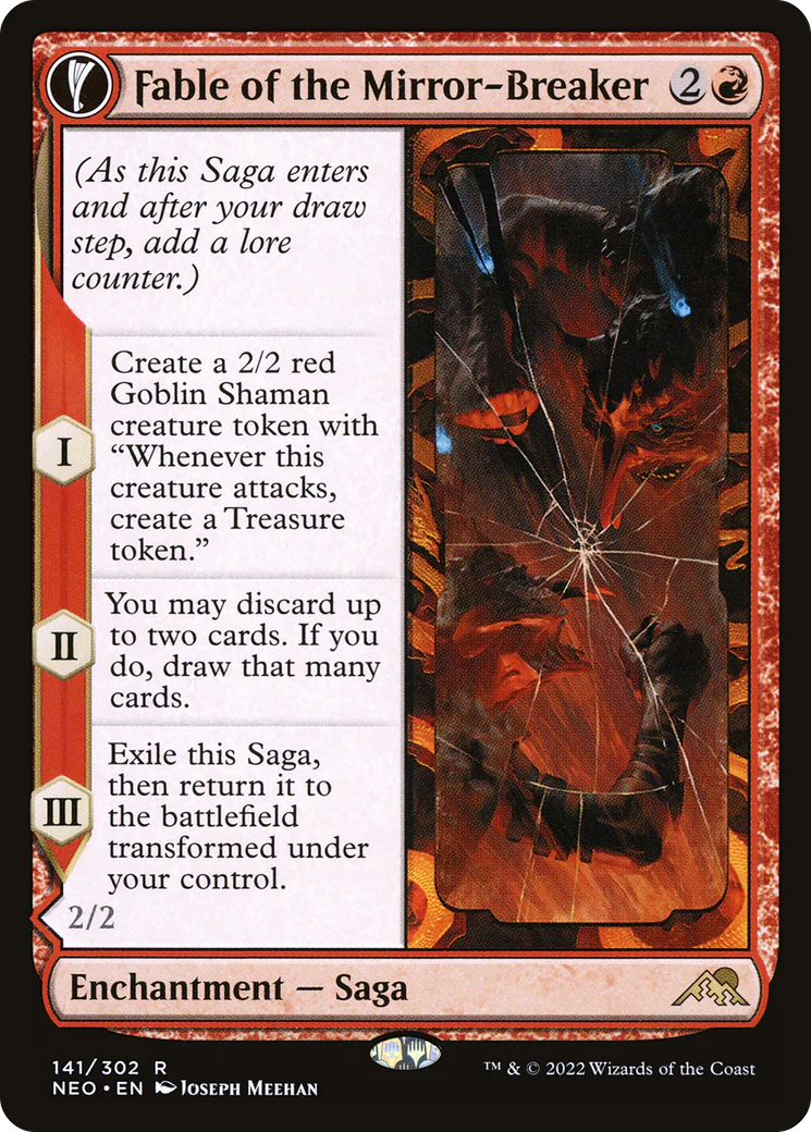 Fable of the Mirror-Breaker (NEO-141) - Kamigawa: Neon Dynasty - Magic The Gathering