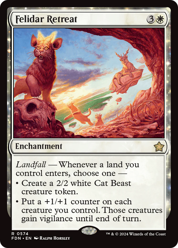 Felidar Retreat (FDN-574) - Foundations - Magic The Gathering