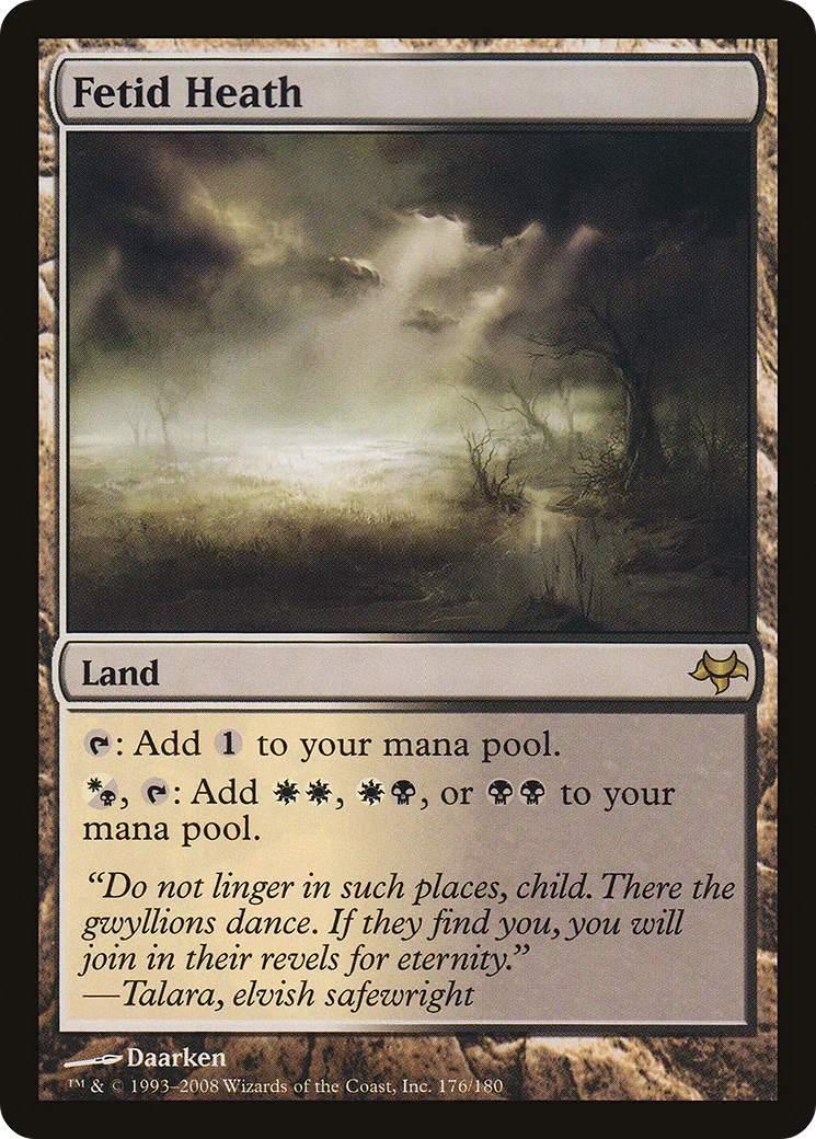 Fetid Heath (EVE-176) - Eventide - Magic The Gathering