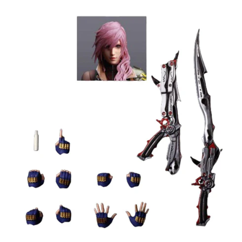 FINAL FANTASY XIII - PLAY ARTS SHIN - LIGHTNING - Image 6