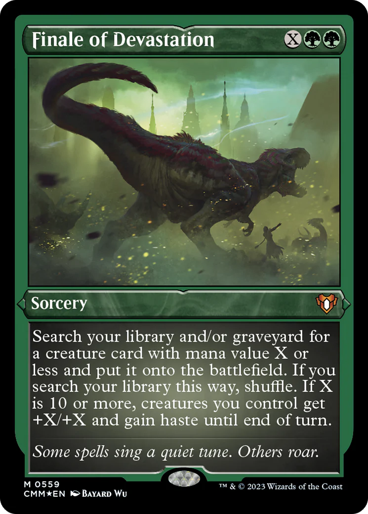 ETCHED FOIL Finale of Devastation (CMM-559) - Commander Masters - Magic The Gathering