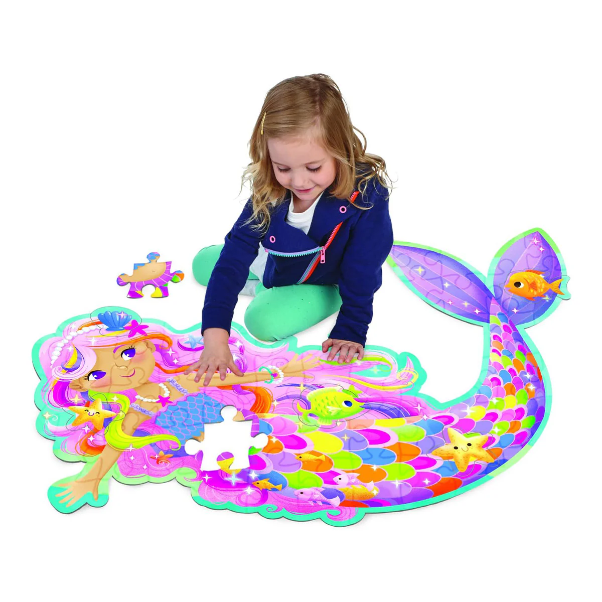 Floor Puzzle Magical Mermaid 41 Pieces - Image 5