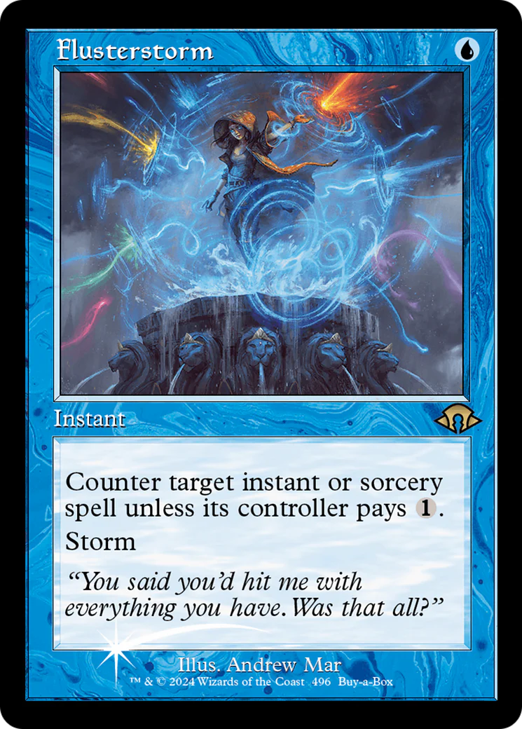 FOIL Flusterstorm (Retro Frame) (BABP-496) - Modern Horizons 3 - Magic The Gathering