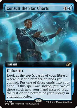 FOIL Consult the Star Charts (Extended Art) (EOE-325) - Edge of Eternities - Magic The Gathering