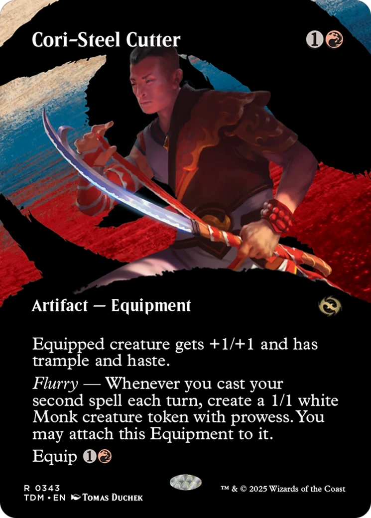 FOIL Cori-Steel Cutter (TDM-343) - Tarkir: Dragonstorm - Magic The Gathering