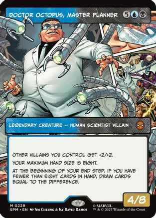 FOIL Doctor Octopus, Master Planner (Borderless) (SPM-228) - Marvel's Spider-Man - Magic The Gathering