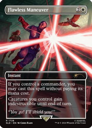 FOIL Flawless Maneuver (Rainbow Foil) (SLD-1728) - Secret Lair Drop Series - Magic The Gathering