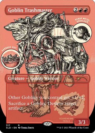 FOIL Goblin Trashmaster (Foil Etched) (SLD-317) - Secret Lair Drop Series - Magic The Gathering