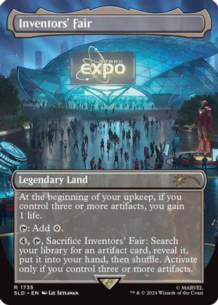 FOIL Inventors' Fair (Rainbow Foil) (SLD-1735) - Secret Lair Drop Series - Magic The Gathering