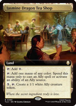 FOIL Jasmine Dragon Tea Shop (Extended Art) (TLA-390) - Avatar: The Last Airbender - Magic The Gathering