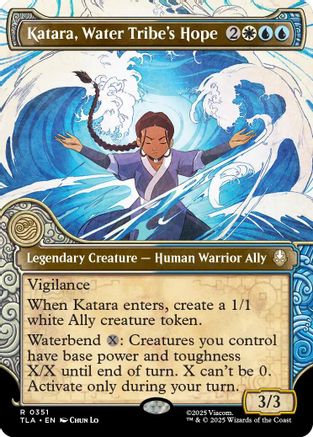 FOIL Katara, Water Tribe's Hope (Showcase) (TLA-351) - Avatar: The Last Airbender - Magic The Gathering
