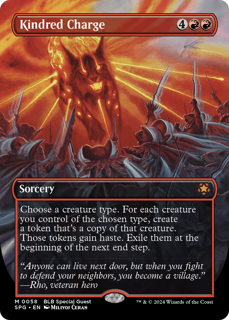 FOIL Kindred Charge (SPG-058) - Special Guests - Magic The Gathering