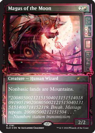FOIL Magus of the Moon (Rainbow Foil) (SLD-1761) - Secret Lair Drop Series - Magic The Gathering